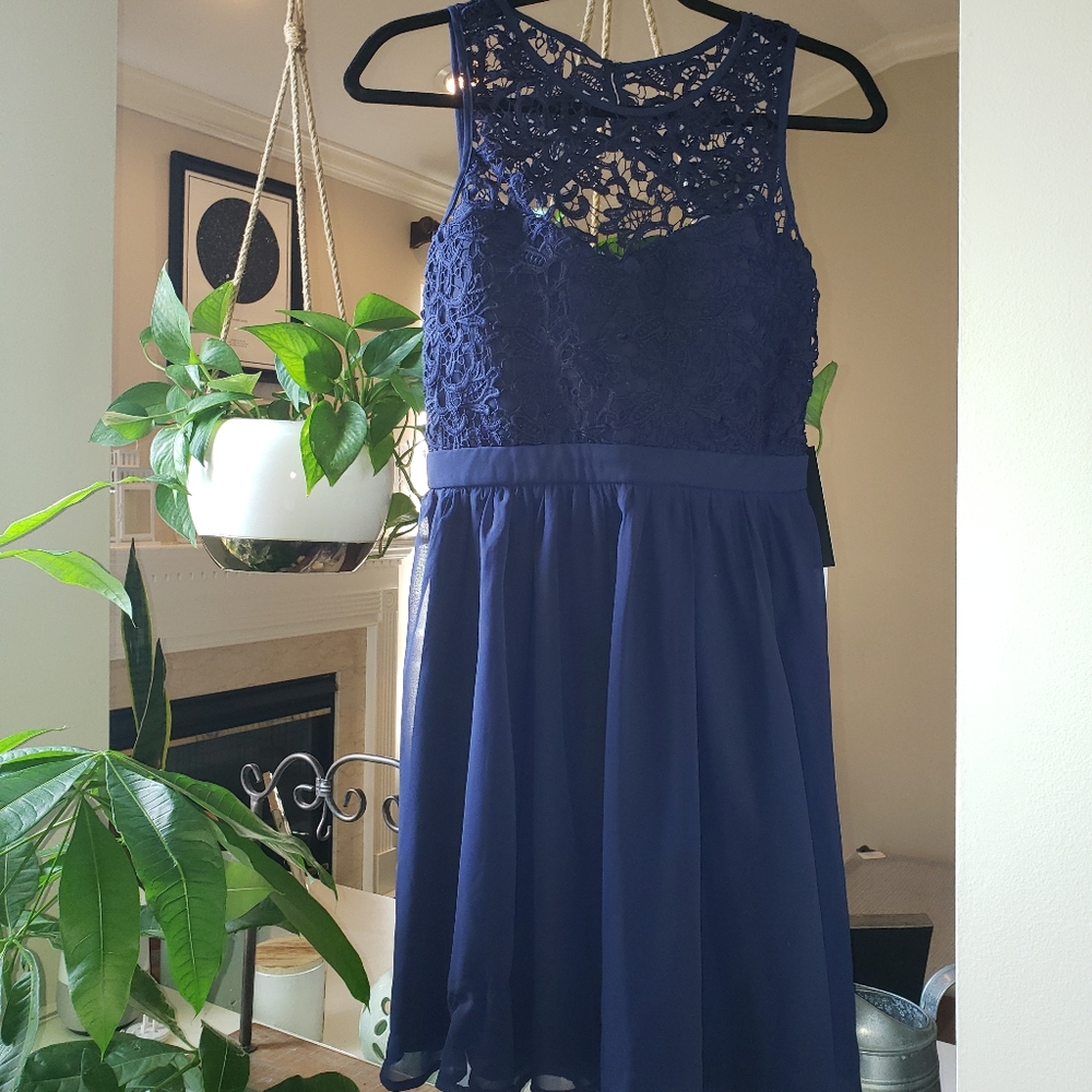 Navy Blue Dress